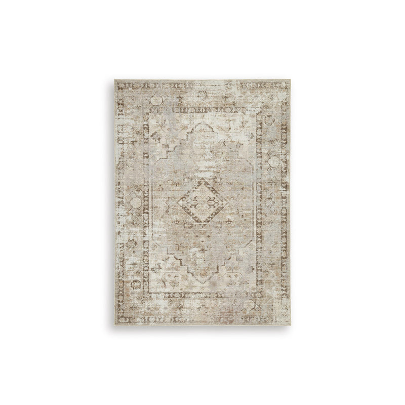  Size_4'11" x 6'10" -- Signature Design by Ashley Livdon Washable Rug IMAGE 1