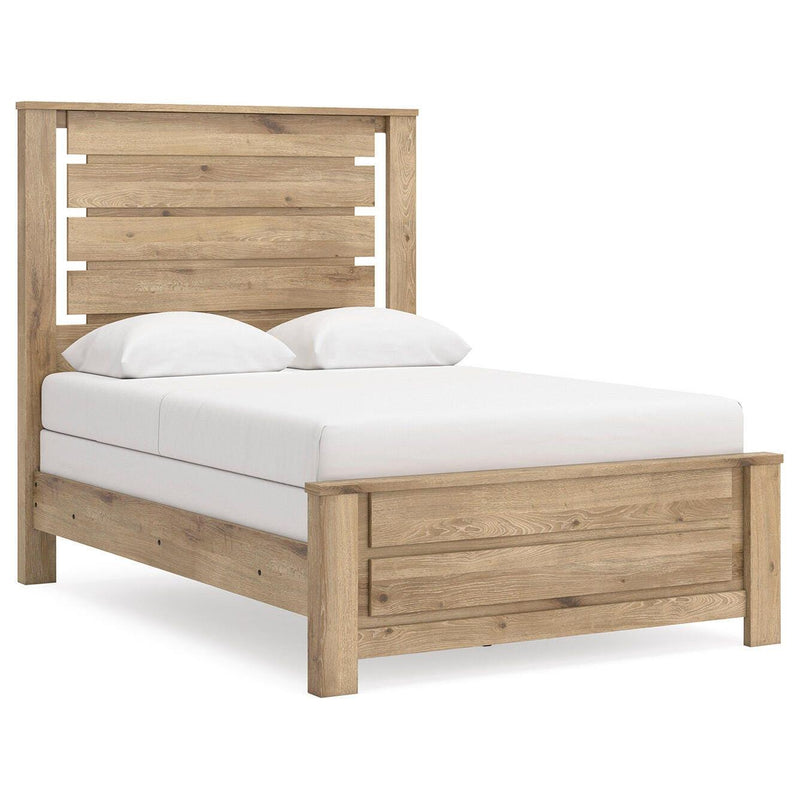  Size_Full -- Benchcraft Brozmont Panel Bed IMAGE 1