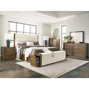  Size_Queen -- Benchcraft Marxmore Upholstered Panel Bed with Storage IMAGE 10