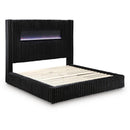  Size_Queen -- Signature Design by Ashley Tayleena Upholstered Panel Bed IMAGE 3