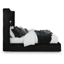  Size_Queen -- Signature Design by Ashley Tayleena Upholstered Panel Bed IMAGE 4