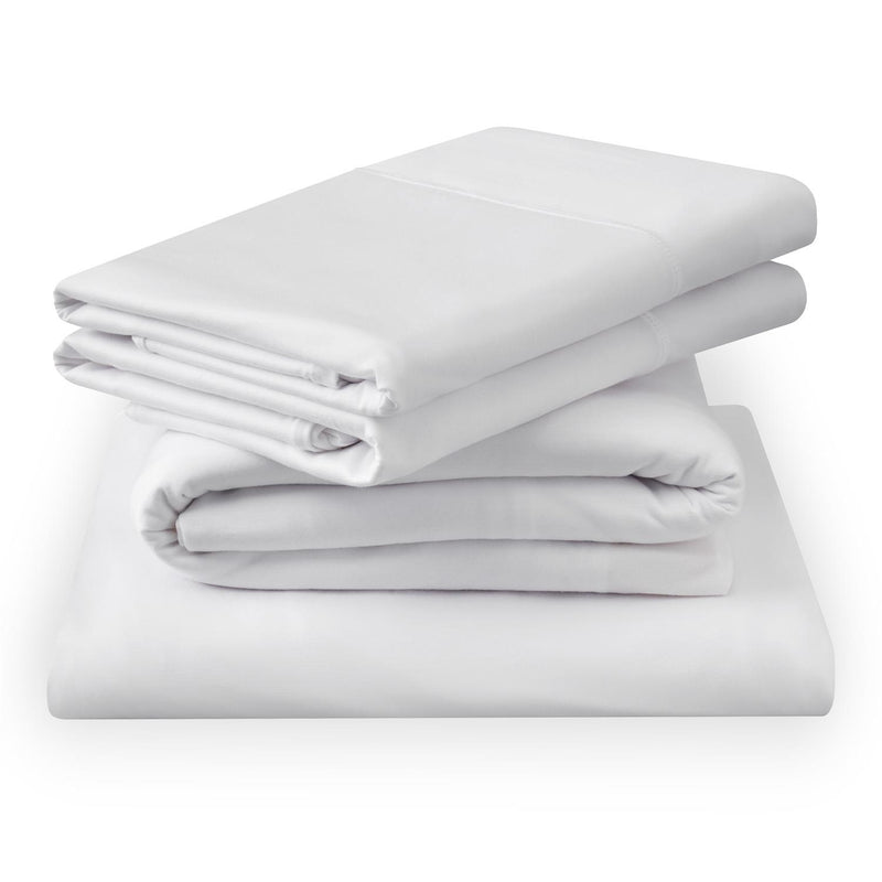  Tempur-Pedic 4010336K Sheet Sets - White (Split Head King) IMAGE 1