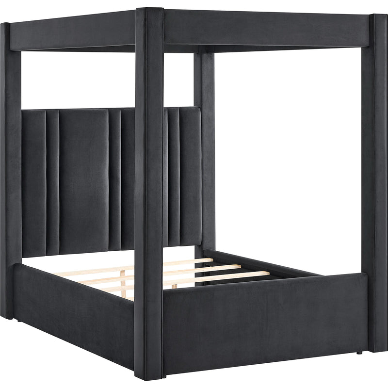  Size_King -- Jayla 5117BK King Canopy Bed - Black IMAGE 1