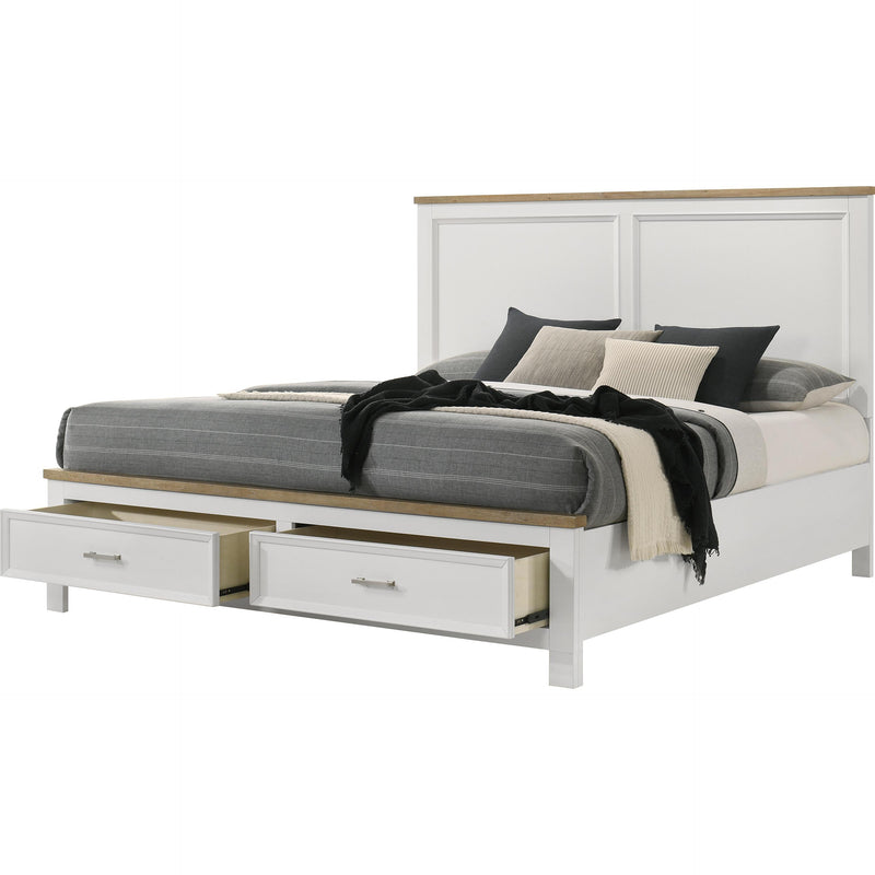  Size_Queen -- Crown Mark Aston Panel Bed IMAGE 2