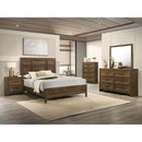  Size_Queen -- Lorraine B6610-Q Queen Bed - Brown IMAGE 3