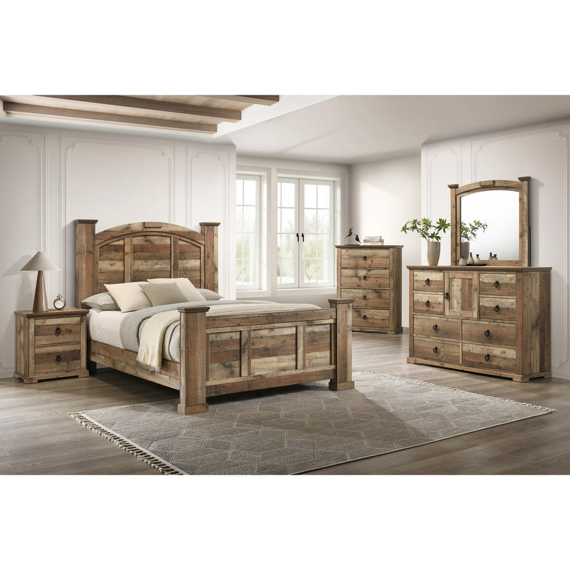  Size_King -- Ella Mae B6845-K King Poster Bed IMAGE 1