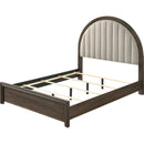  Size_Queen -- Crown Mark Noreen Upholstered Panel Bed IMAGE 2