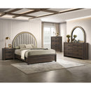  Size_Queen -- Crown Mark Noreen Upholstered Panel Bed IMAGE 4