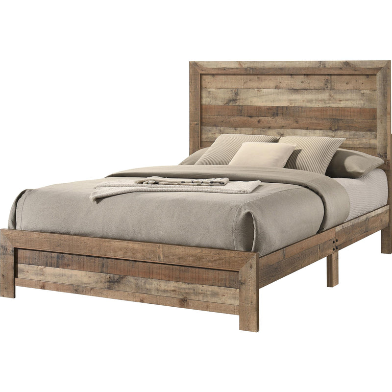  Size_Queen -- Crown Mark Elmer Panel Bed IMAGE 1