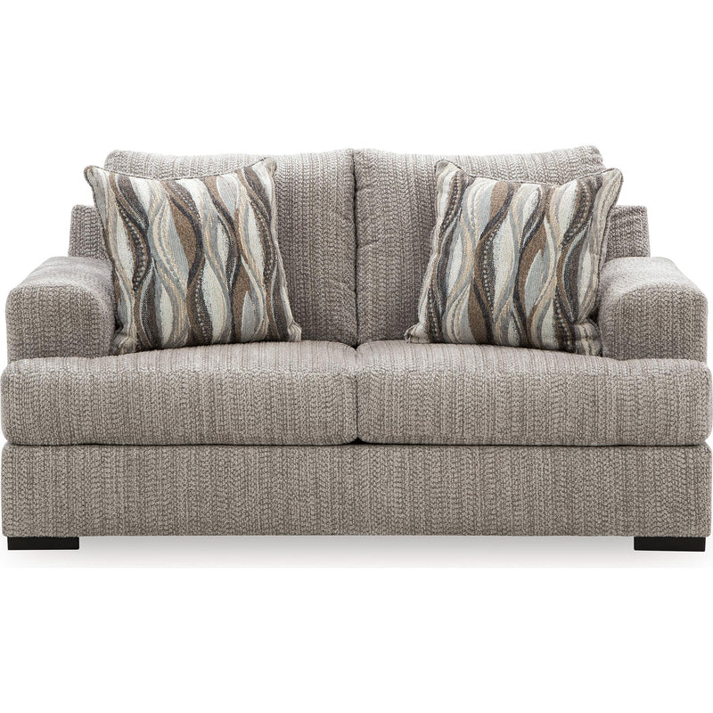  Manufacturer Color_Fossil -- Signature Design by Ashley Lofwood Stationary Fabric Loveseat IMAGE 2