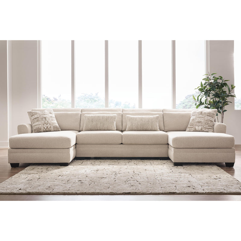  Benchcraft Mandi Point 62606S17 3 pc Double Chaise Sleeper Sectional IMAGE 2