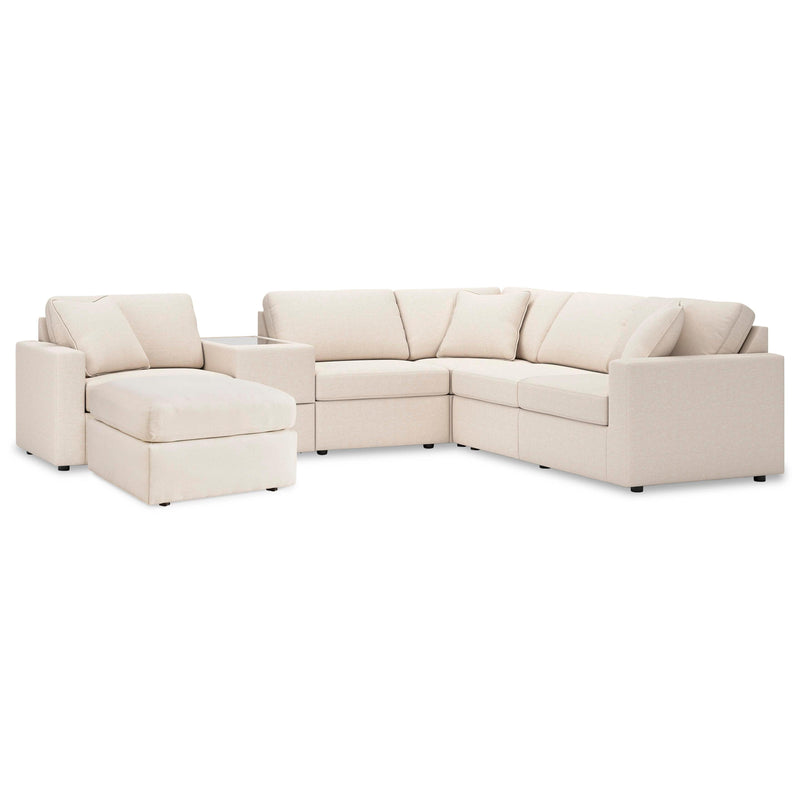  Signature Design by Ashley® Modmax 92103U16 6 pc Sectional and Ottoman - Oyster IMAGE 1