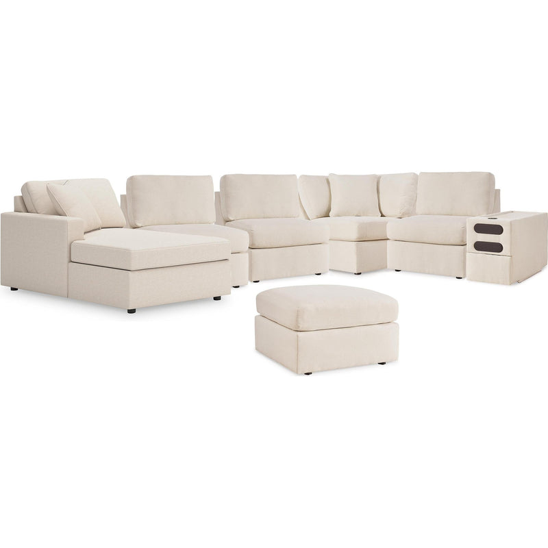  Signature Design by Ashley® Modmax 92103U9 6 pc Sectional with Chaise and Ottoman - Oyster IMAGE 1