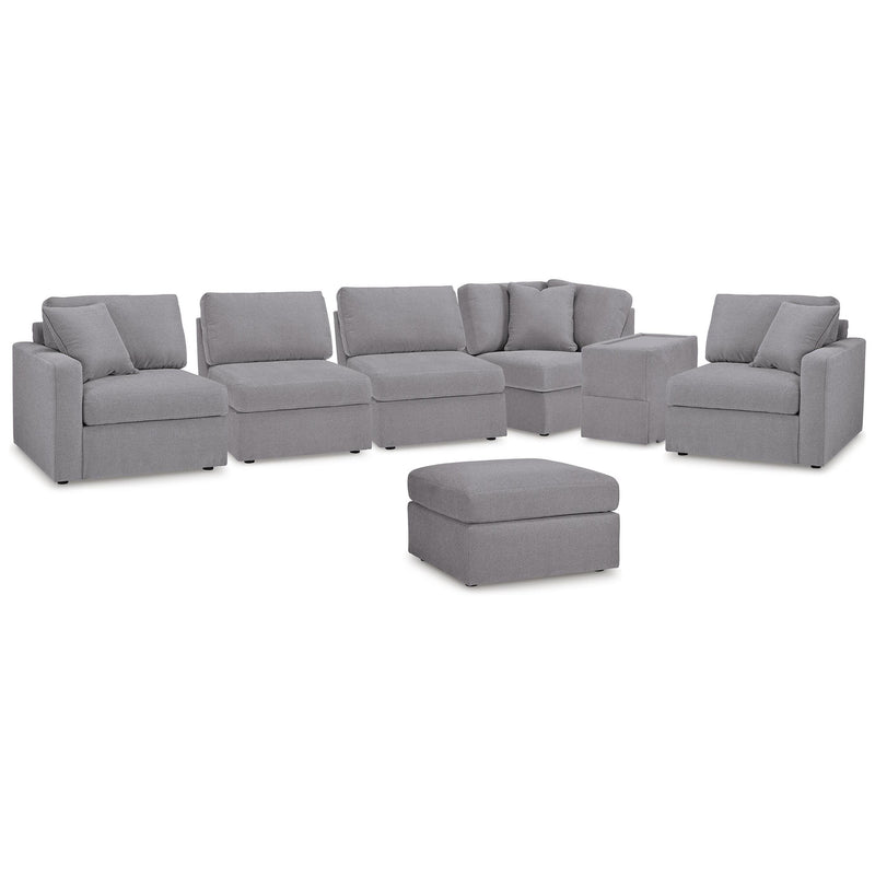  Signature Design by Ashley® Modmax 92104U16 6 pc Sectional and Ottoman - Granite IMAGE 1