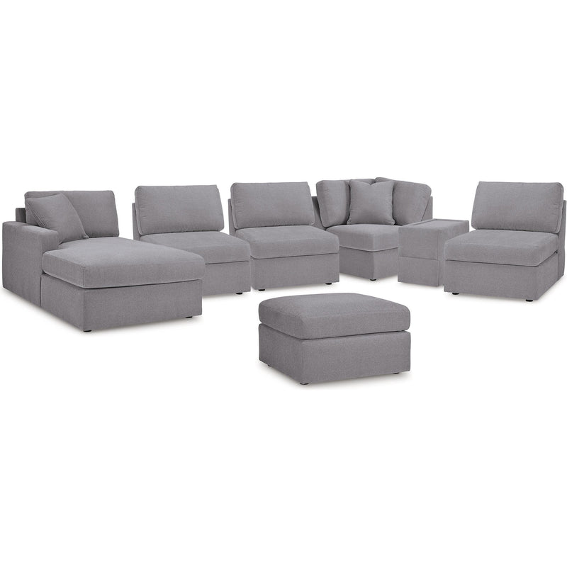  Signature Design by Ashley® Modmax 92104U6 6 pc Sectional with Chaise and Ottoman - Granite IMAGE 1