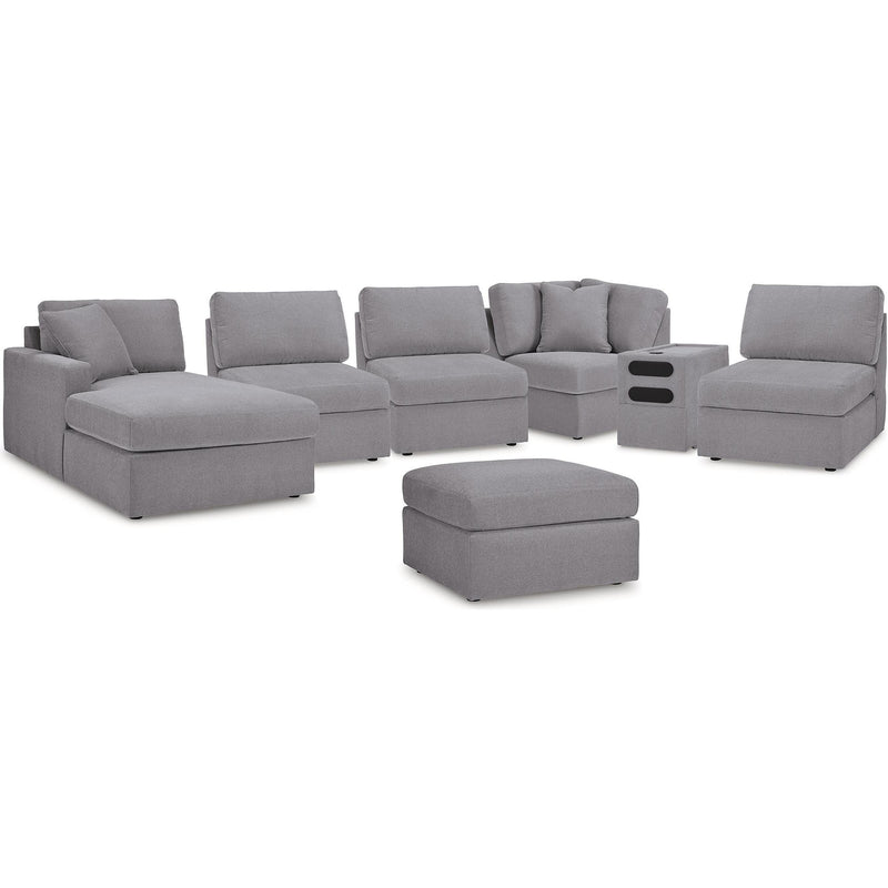  Signature Design by Ashley® Modmax 92104U9 6 pc Sectional with Chaise and Ottoman - Granite IMAGE 1