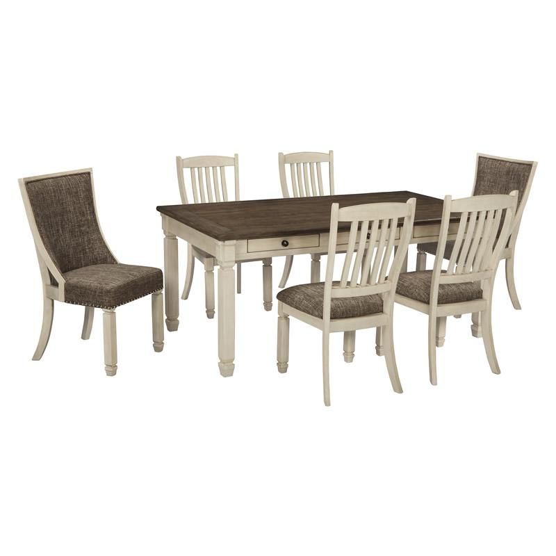  Signature Design by Ashley Bolanburg D647D3 7 pc Dining Set IMAGE 1