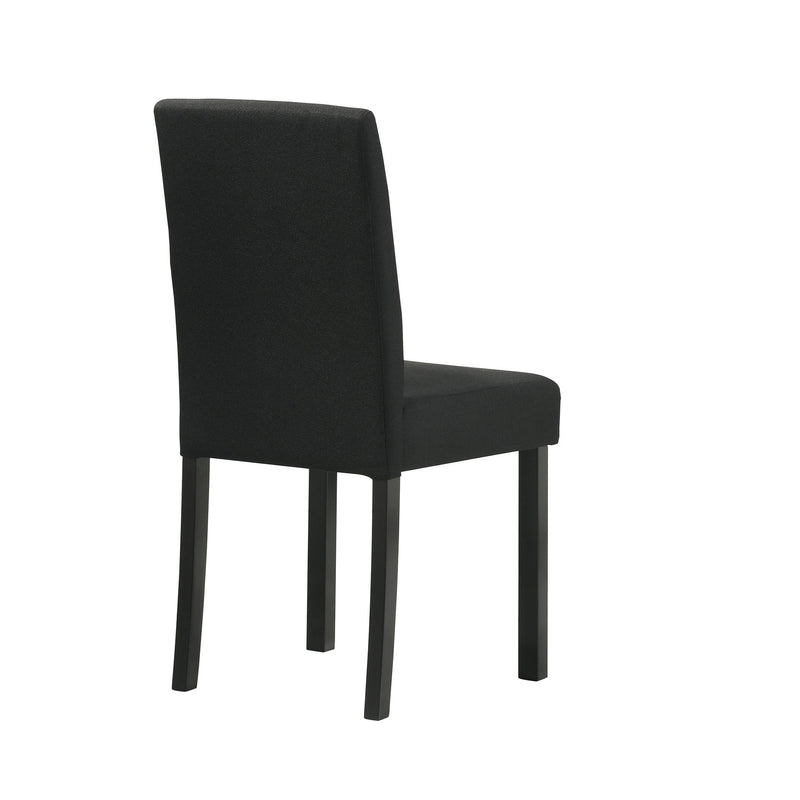  Crown Mark Resia 2120S-BK-2 Dining Chair - Black IMAGE 2