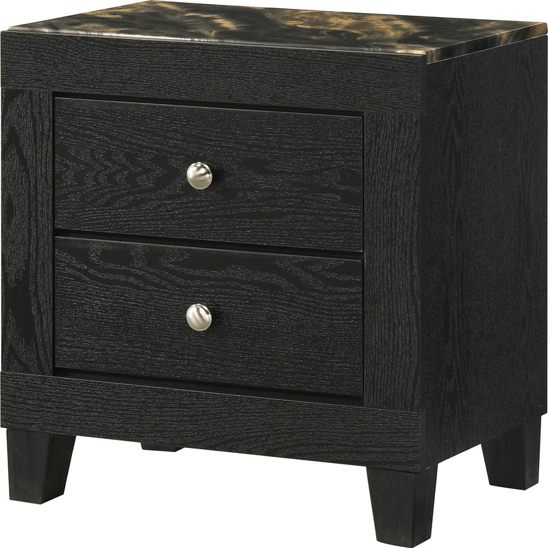  Crown Mark Cadence B4515-2 Night Stand - Gold/Black IMAGE 1