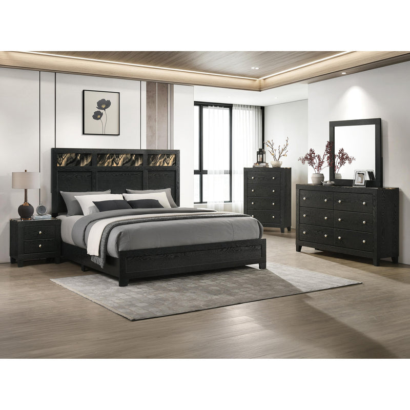  Crown Mark Cadence B4515-4 Chest - Gold/Black IMAGE 2